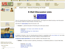 Tablet Screenshot of lists.usscouts.org
